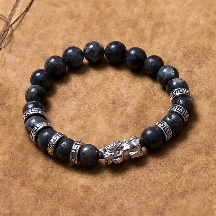 Buddha Stones Zwarte PiXiu Power Armband - image 1