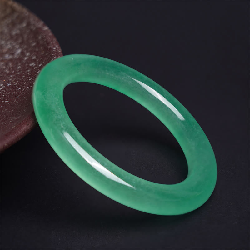Buddha Stones Natuurlijke jade geluks- en Bangle-armband - 58-60 mm - image 0