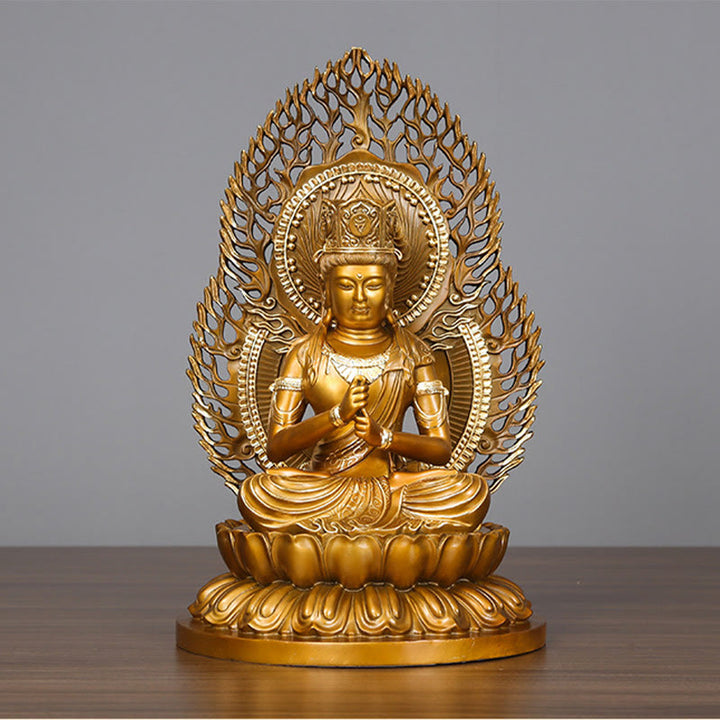 Buddha Stones Tathagata Boeddha beeldje, Sereniteit, koperen beeld, huisgeschenk, decoratie - image 12