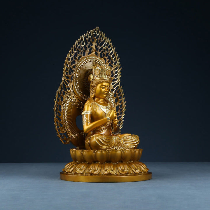 Buddha Stones Tathagata Boeddha beeldje, Sereniteit, koperen beeld, huisgeschenk, decoratie - image 14