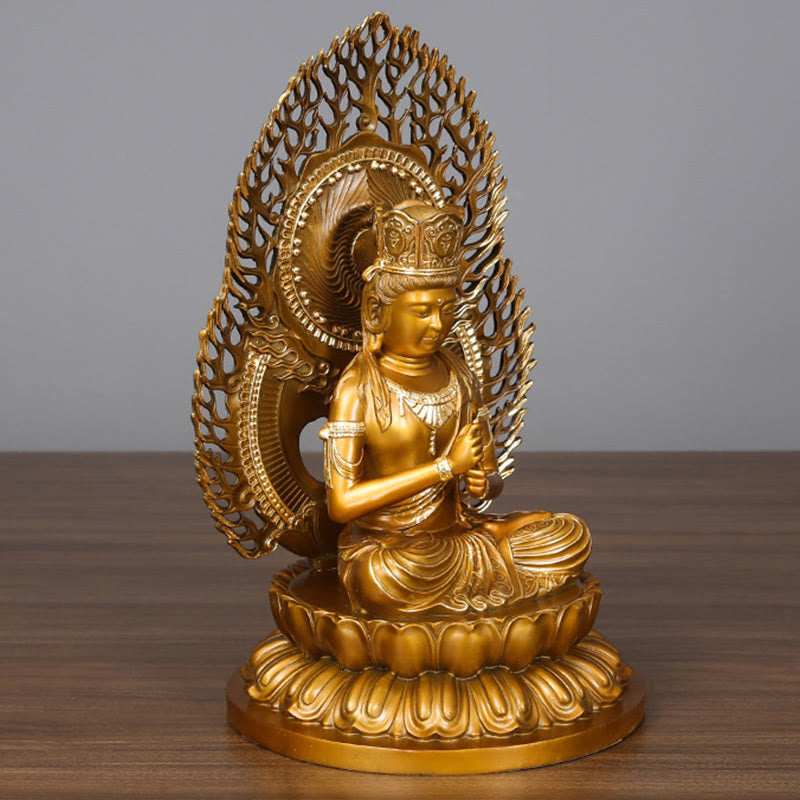 Buddha Stones Tathagata Boeddha beeldje, Sereniteit, koperen beeld, huisgeschenk, decoratie - image 11