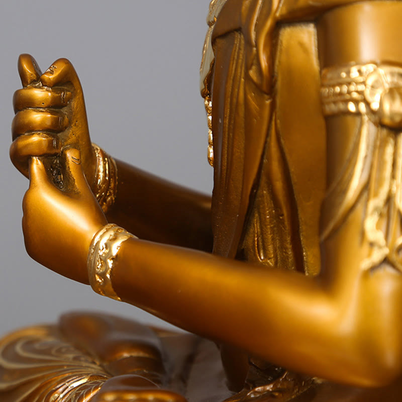 Buddha Stones Tathagata Boeddha beeldje, Sereniteit, koperen beeld, huisgeschenk, decoratie - image 7