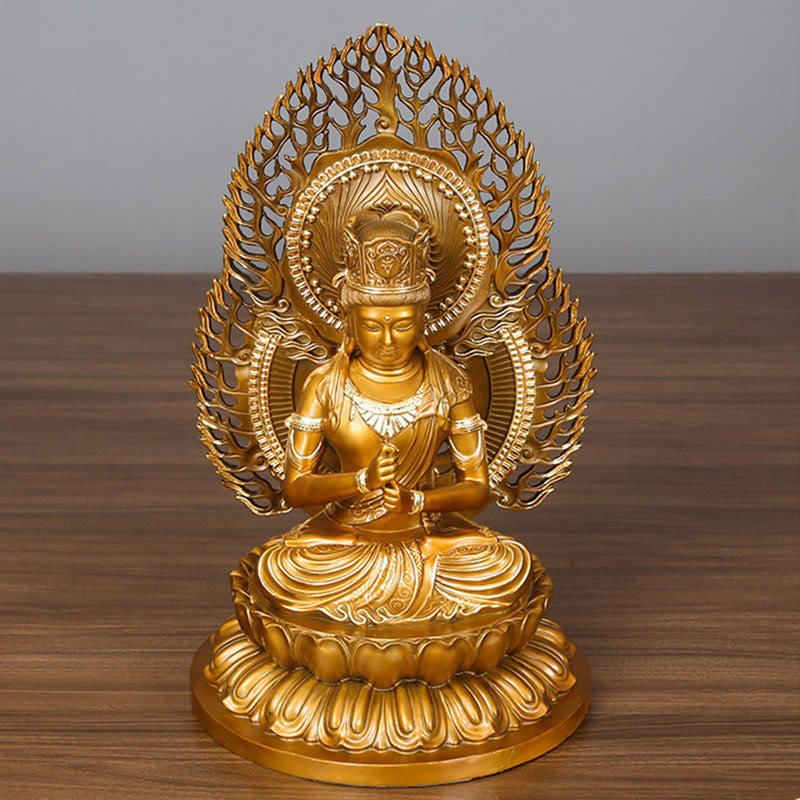 Buddha Stones Tathagata Boeddha beeldje, Sereniteit, koperen beeld, huisgeschenk, decoratie - image 10