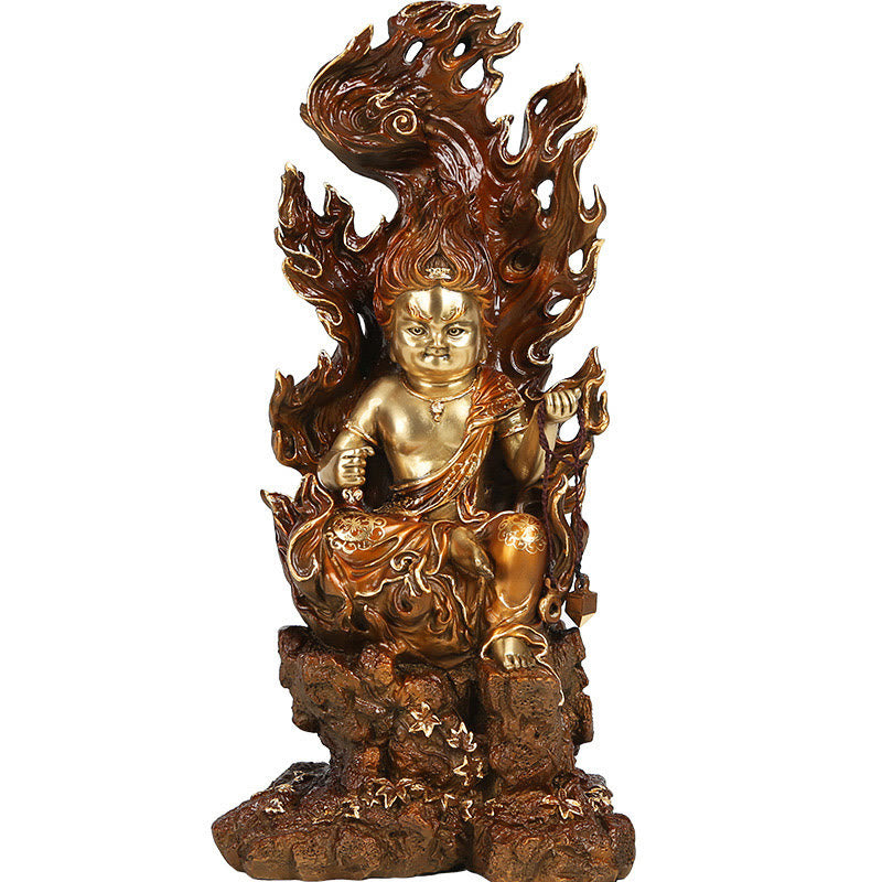 Buddha Stones Acalanatha Boeddha beeldje, Sereniteit, koperen beeld, huisgeschenk, decoratie - image 15
