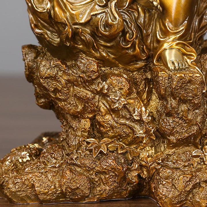 Buddha Stones Acalanatha Boeddha beeldje, Sereniteit, koperen beeld, huisgeschenk, decoratie - image 8