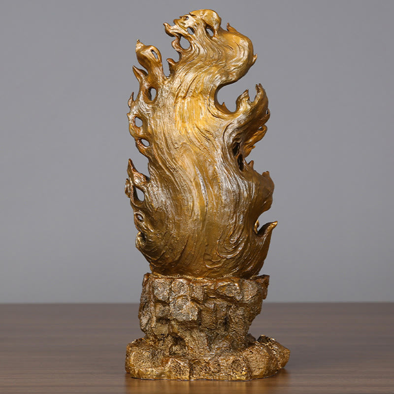 Buddha Stones Acalanatha Boeddha beeldje, Sereniteit, koperen beeld, huisgeschenk, decoratie - image 2