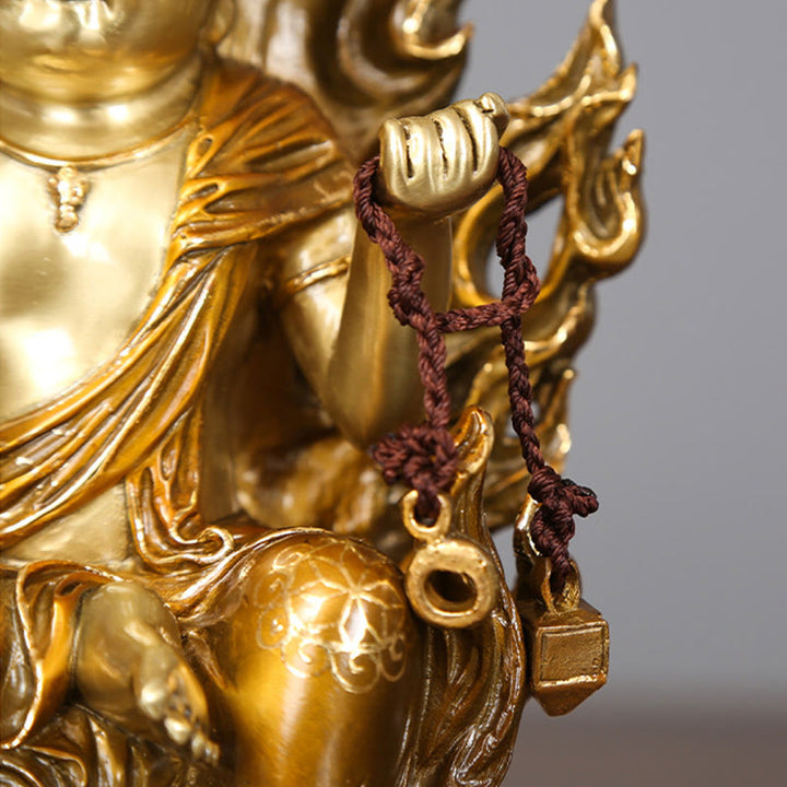 Buddha Stones Acalanatha Boeddha beeldje, Sereniteit, koperen beeld, huisgeschenk, decoratie - image 7