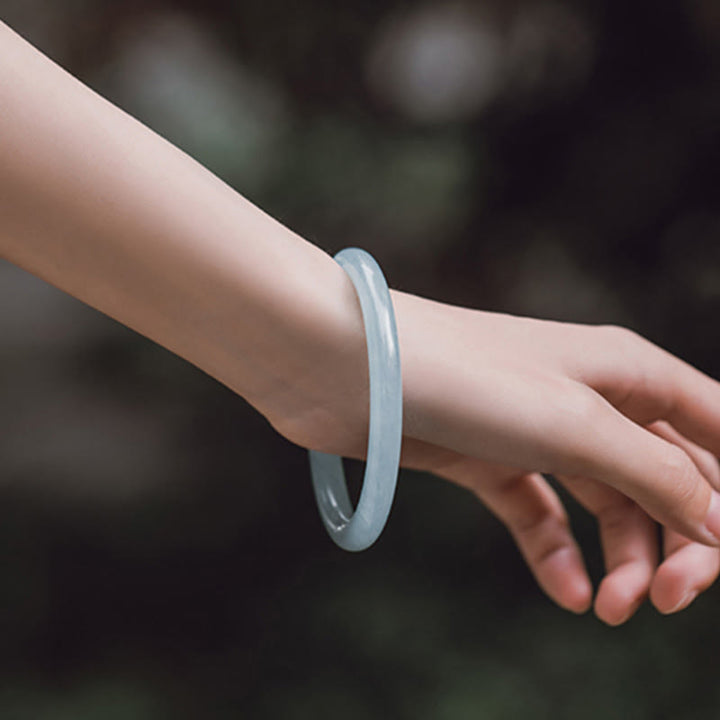 Buddha Stones Armband aquamarijn Serenity Bangle - image 4