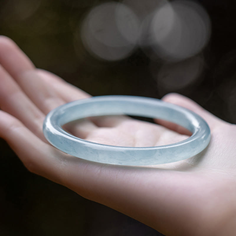 Buddha Stones Armband aquamarijn Serenity Bangle - image 7