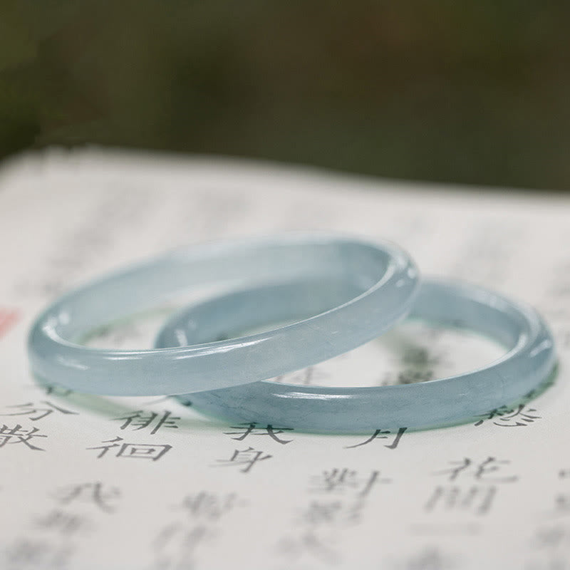 Buddha Stones Armband aquamarijn Serenity Bangle - image 1