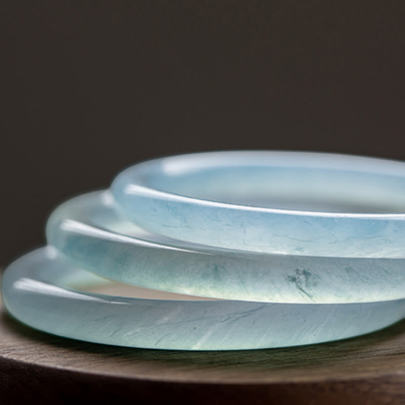 Buddha Stones Armband aquamarijn Serenity Bangle - image 17