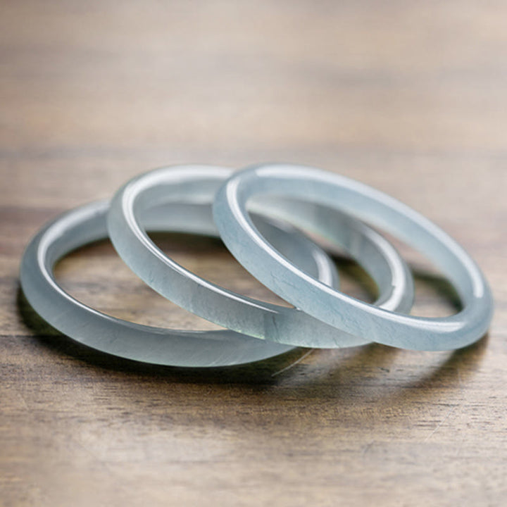 Buddha Stones Armband aquamarijn Serenity Bangle - image 13