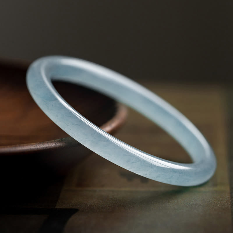 Buddha Stones Armband aquamarijn Serenity Bangle - image 0