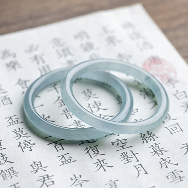 Buddha Stones Armband aquamarijn Serenity Bangle - image 19