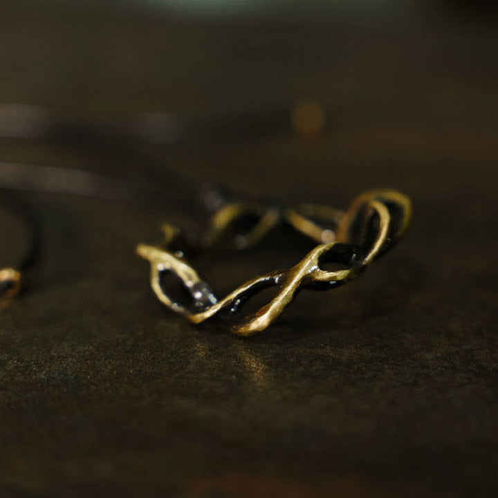 Buddha Stones Vintage handgemaakte koperen/messing Ketting - image 2