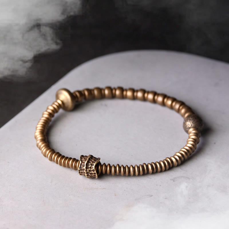 Buddha Stones Armband van koper en messing - image 9
