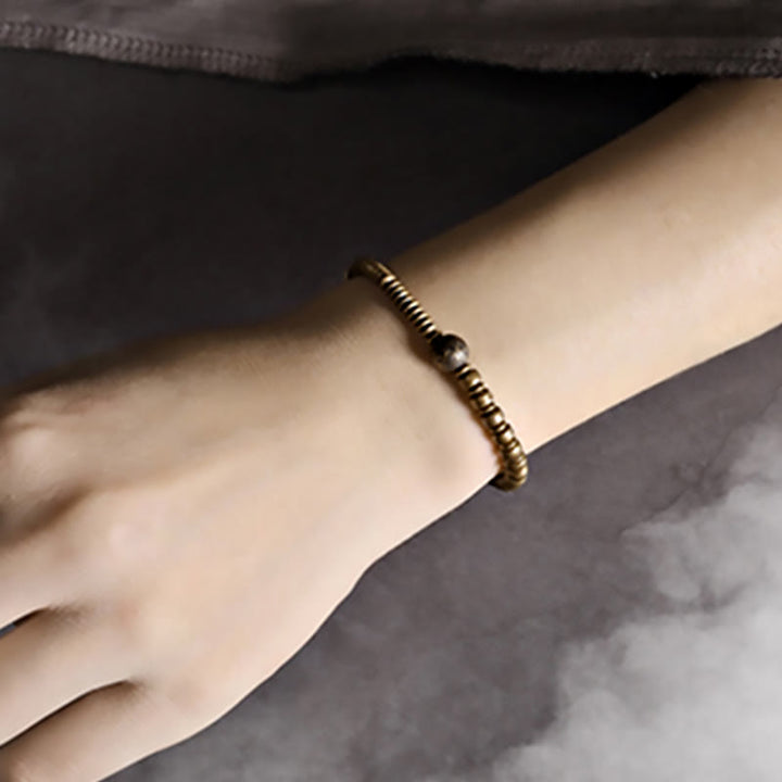 Buddha Stones Armband van koper en messing - image 11