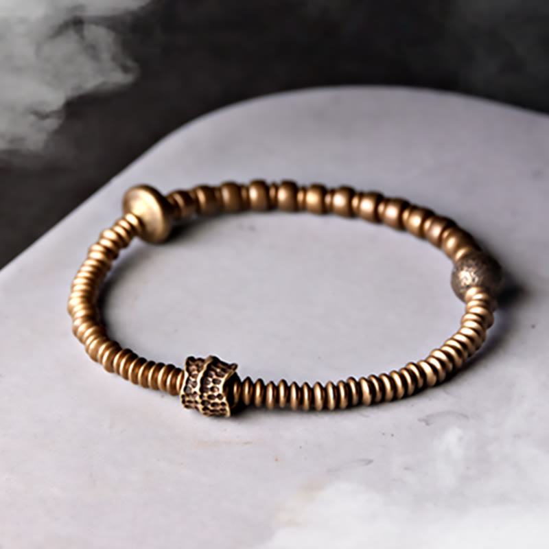 Buddha Stones Armband van koper en messing - 17-17,6 cm - image 0