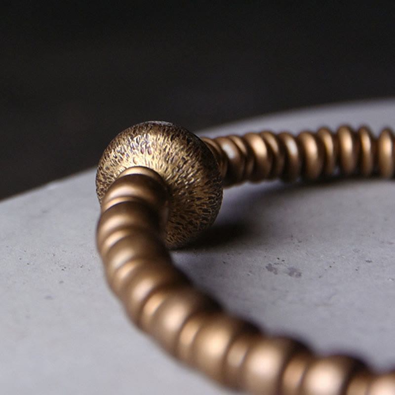 Buddha Stones Armband van koper en messing - image 8