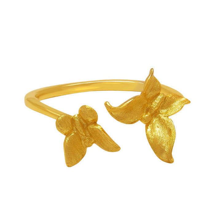 Buddha Stones 925 Sterling Zilveren Vlinder Ring - image 10