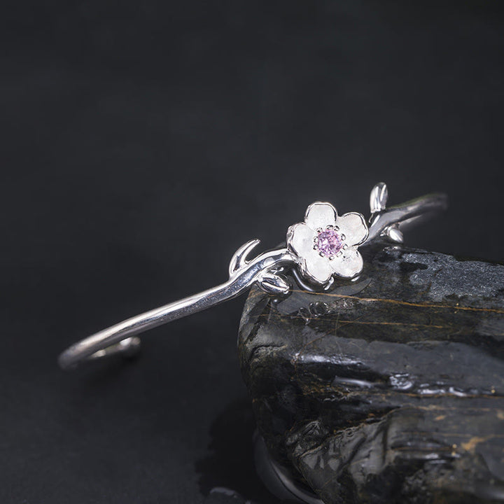 Buddha Stones 925 Sterling Zilveren Geluksarmband met Bangle-armband - image 1
