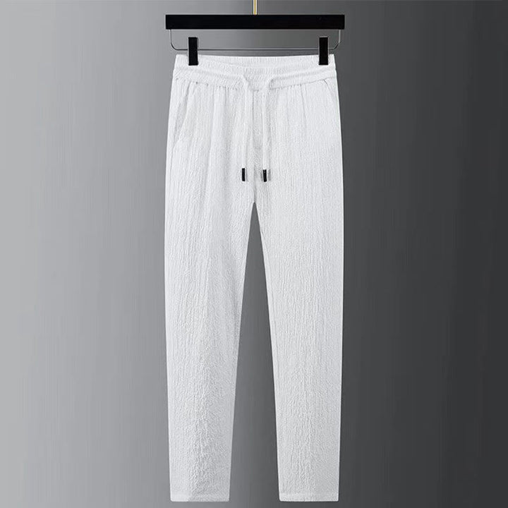 Buddha Stones Effenkleurige top met Lange mouw en broek, herenset - image 7