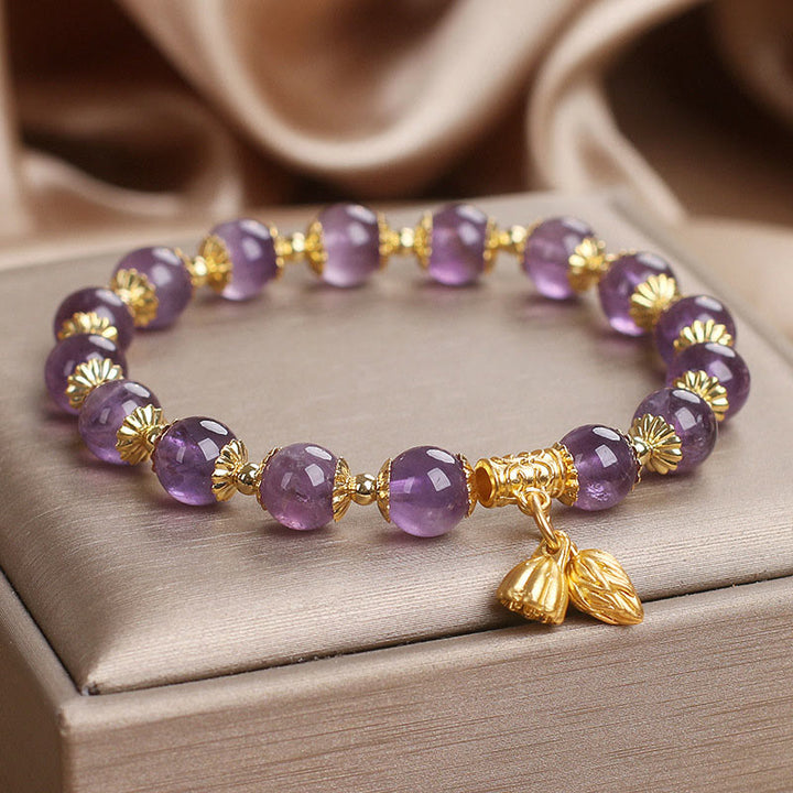 Buddha Stones Armband met amethist verhoogt de adellijke status - image 6