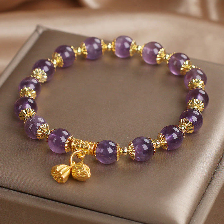 Buddha Stones Armband met amethist verhoogt de adellijke status - image 2