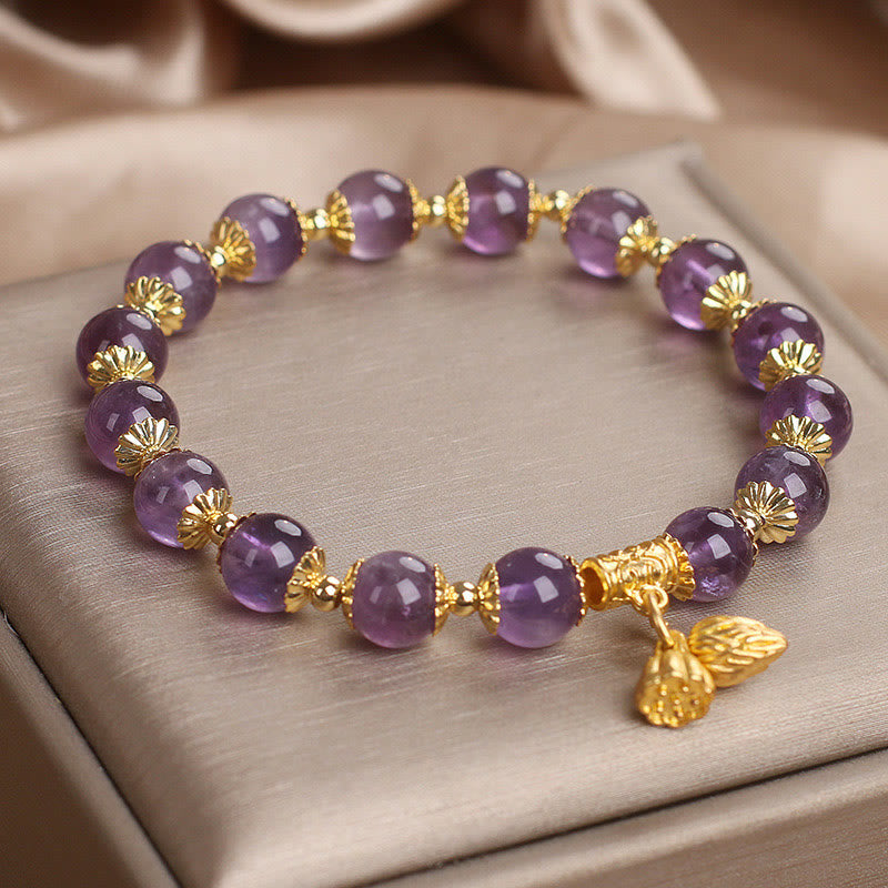 Buddha Stones Armband met amethist verhoogt de adellijke status - image 8