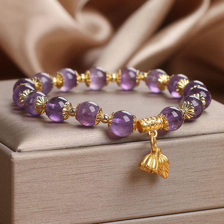 Buddha Stones Armband met amethist verhoogt de adellijke status - image 7