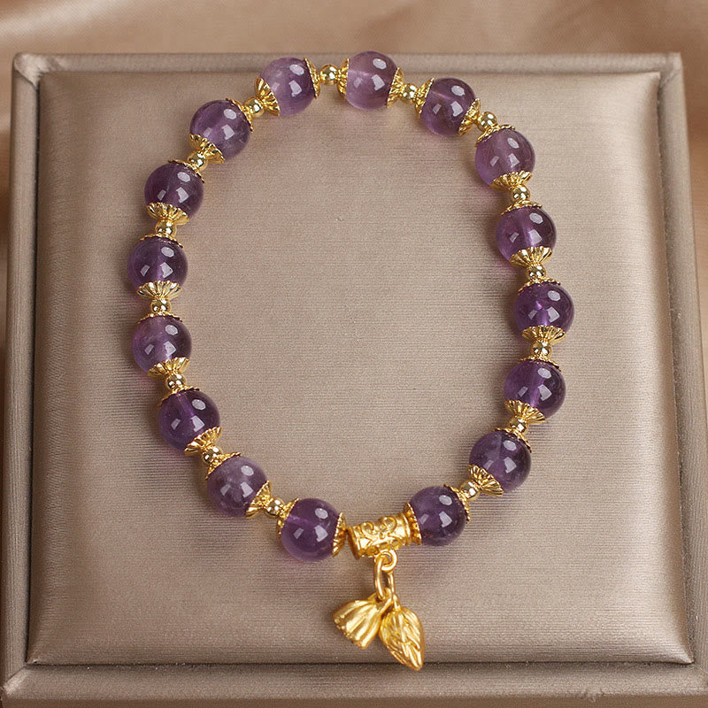 Buddha Stones Armband met amethist verhoogt de adellijke status - image 9