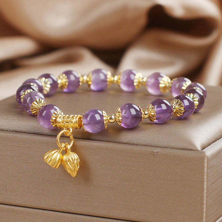 Buddha Stones Armband met amethist verhoogt de adellijke status - image 1