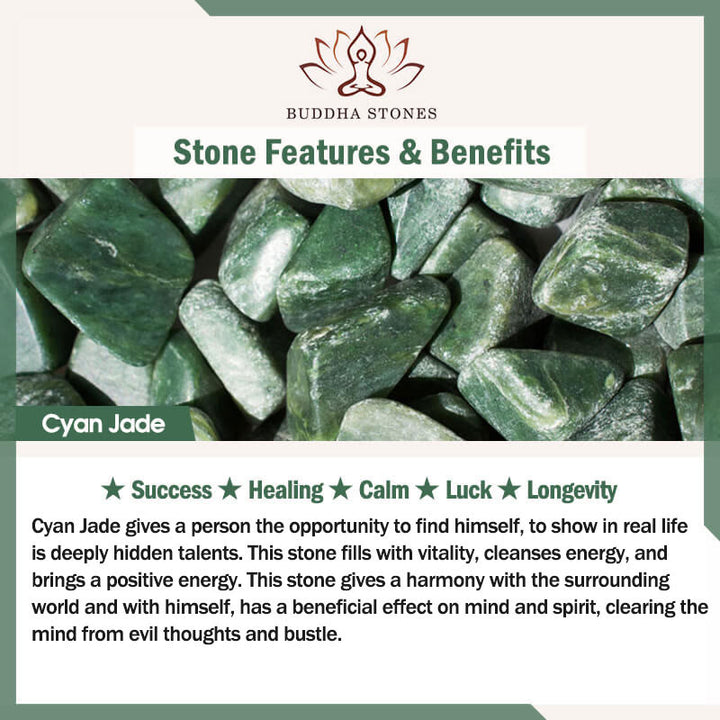 Buddha Stones Jade vredesgesp zegening rode Buikketting - image 7