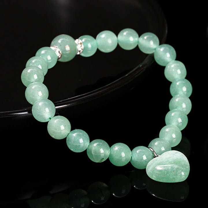 Buddha Stones Diverse kristallen groene aventurijn liefdeshart Armband - image 7