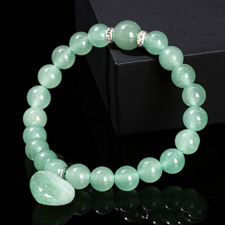 Buddha Stones Diverse kristallen groene aventurijn liefdeshart Armband - image 8