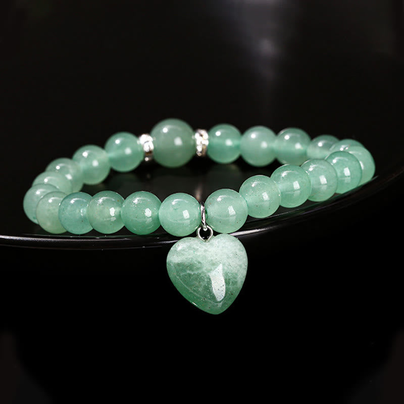 Buddha Stones Diverse kristallen groene aventurijn liefdeshart Armband - image 11