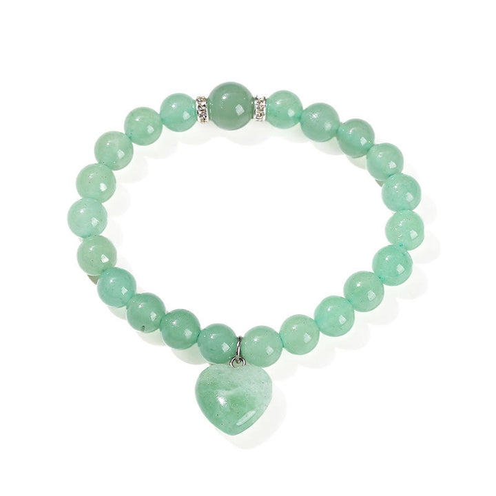 Buddha Stones Diverse kristallen groene aventurijn liefdeshart Armband - image 13