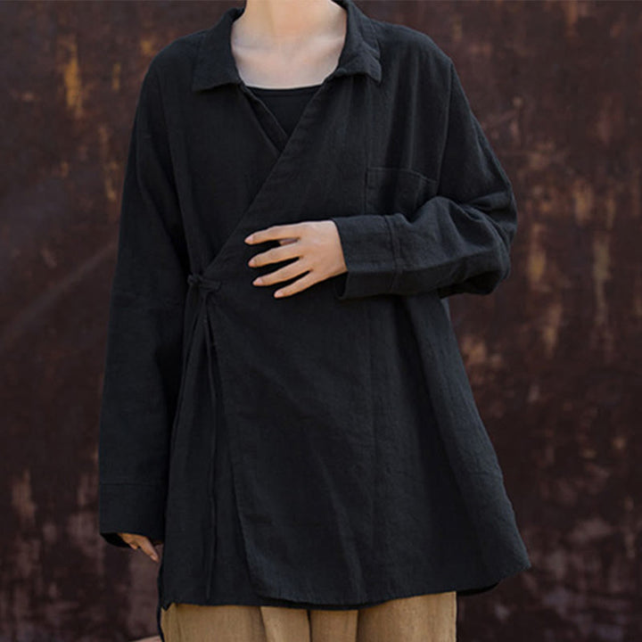 Buddha Stones Meditate Ramie katoenen kleding - image 18