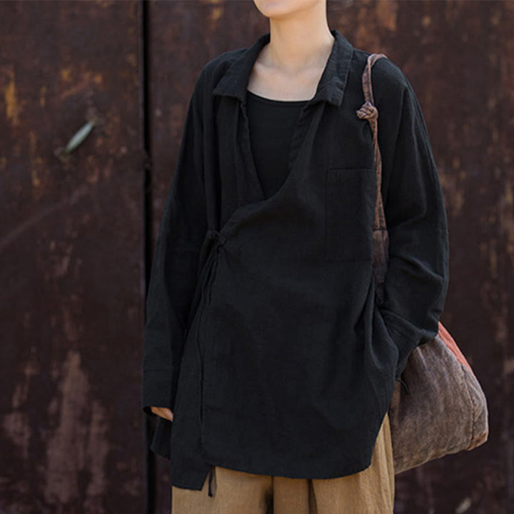 Buddha Stones Meditate Ramie katoenen kleding - image 22