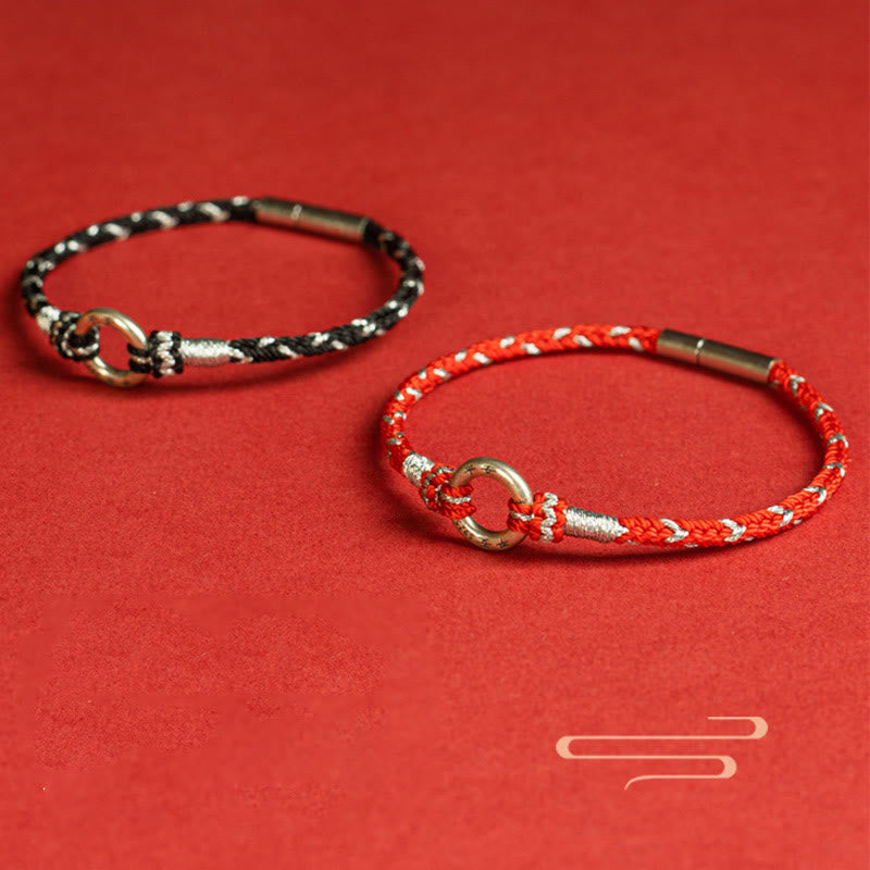 Buddha Stones Rode koord Armband van 925 sterling zilver voor geluk - image 16