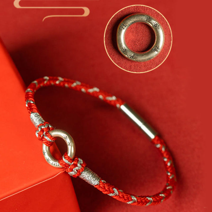 Buddha Stones Rode koord Armband van 925 sterling zilver voor geluk - image 13