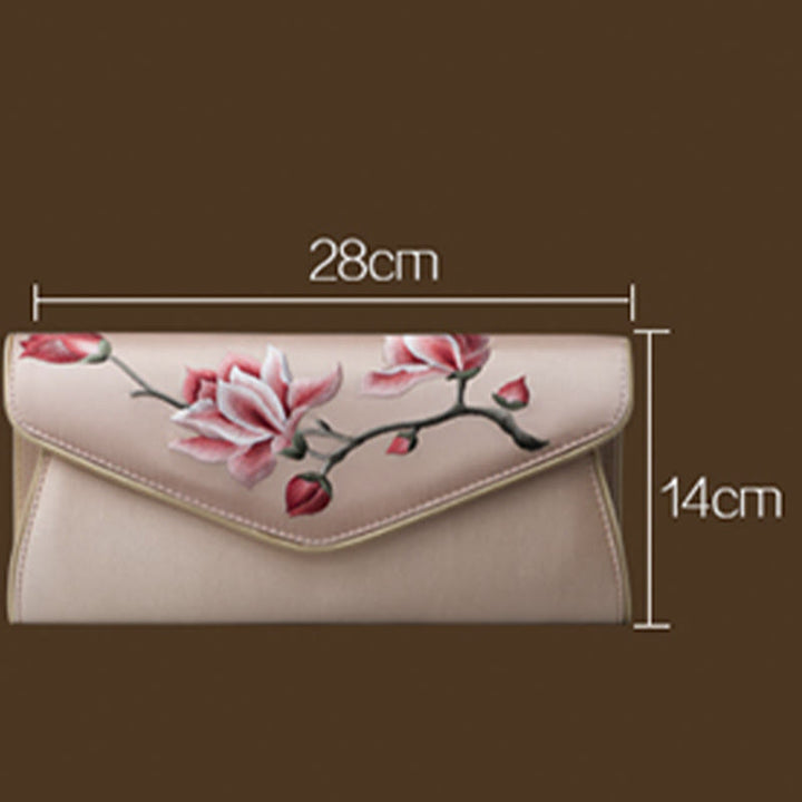 Buddha Stones Magnolia Su Geborduurde Trouwtas Portemonnee Handtas Schoudertas (crossbody) - image 13