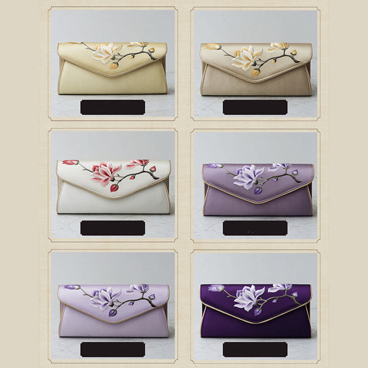 Buddha Stones Magnolia Su Geborduurde Trouwtas Portemonnee Handtas Schoudertas (crossbody) - image 27
