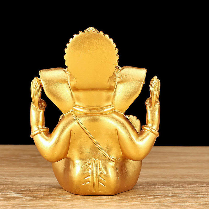 Buddha Stones Ganesh Ganpati Olifantenbeeld Transformatie Huisdecoratie van Hars - image 6