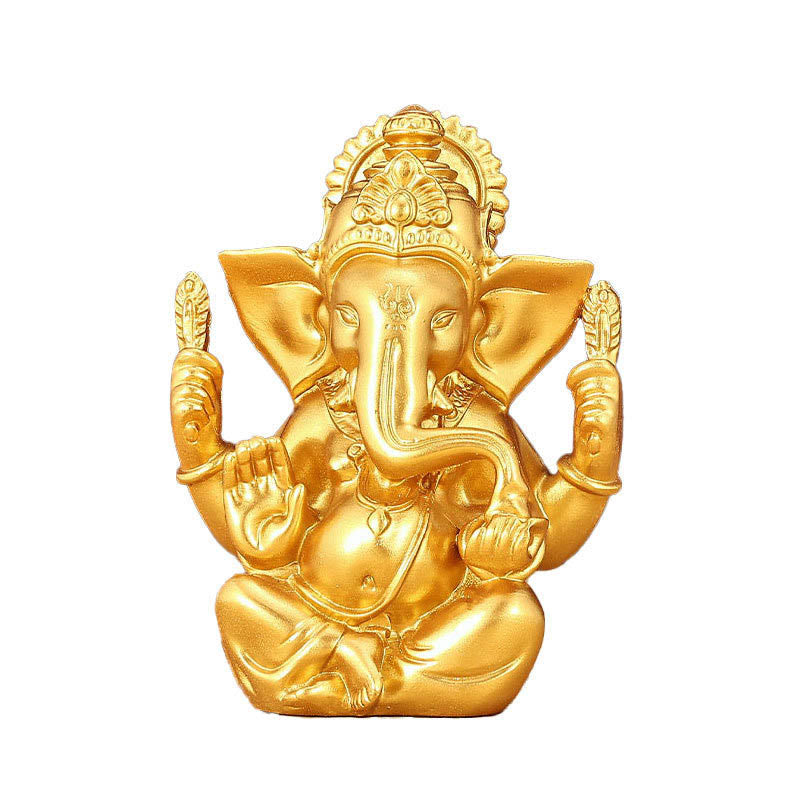 Buddha Stones Ganesh Ganpati Olifantenbeeld Transformatie Huisdecoratie van Hars - image 9