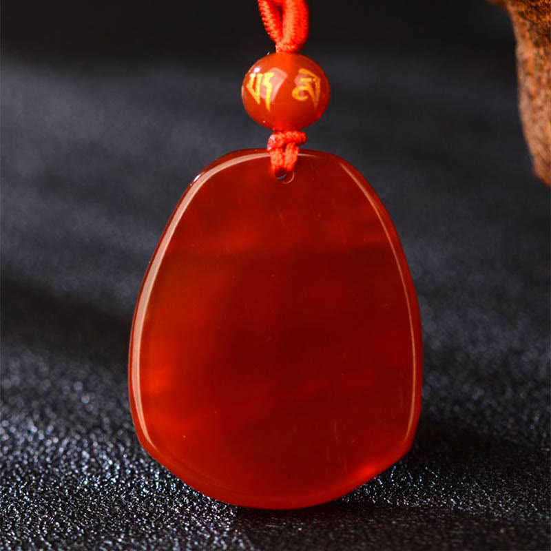 Buddha Stones Chinese dierenriem rode agaat kalme Ketting - image 2