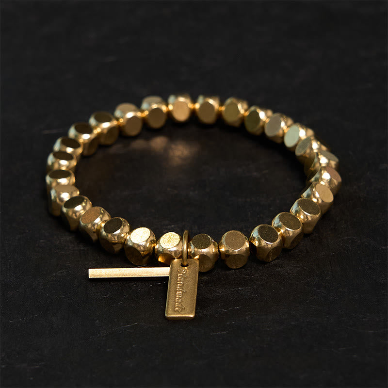 Buddha Stones Helende Armband van messing en koper - Messing (Polsomtrek: 20-21 cm) - image 0