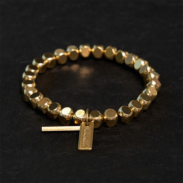 Buddha Stones Helende Armband van messing en koper - Messing (Polsomtrek: 20-21 cm) - image 0