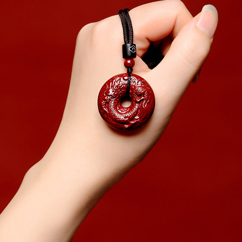Buddha Stones Chinese dierenriem Cinnaber Vredesgesp Kalmte Ketting - image 24