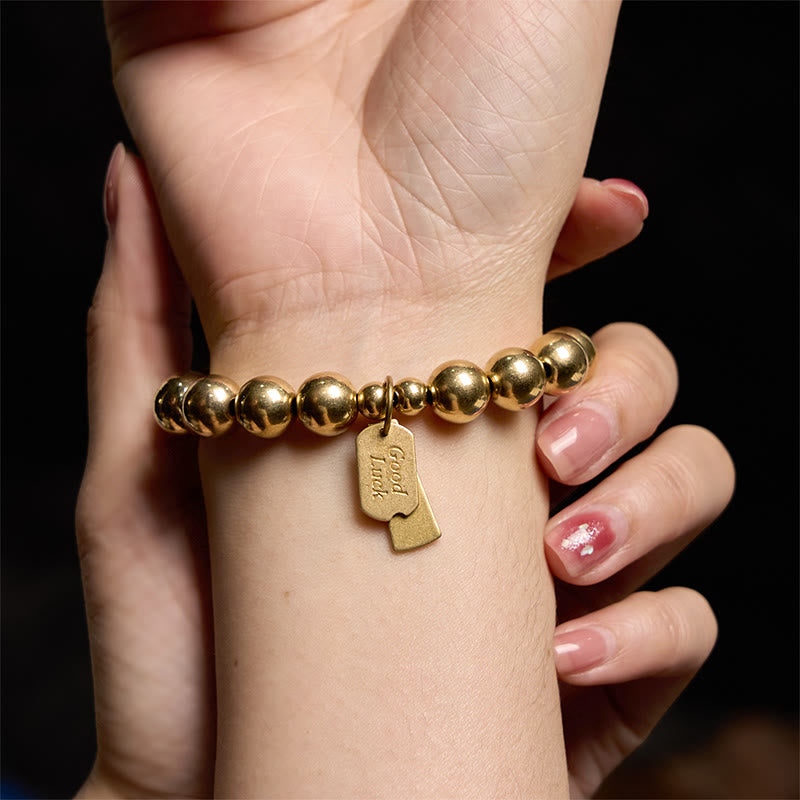 Buddha Stones Helende Armband van messing en koper - image 7